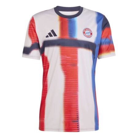 Camisa Bayern de Munique Vermelho/Azul Pré-jogo 2025/26 Masculina