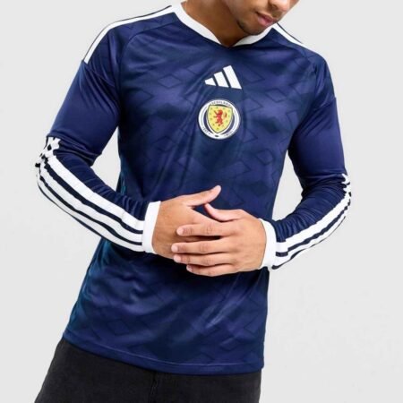 Camisa Escócia Azul Copa 2026/27 Home I Manga Longa