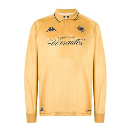Camisa FC Versailles Dourada 2025/26 Especial Polo Manga Longa