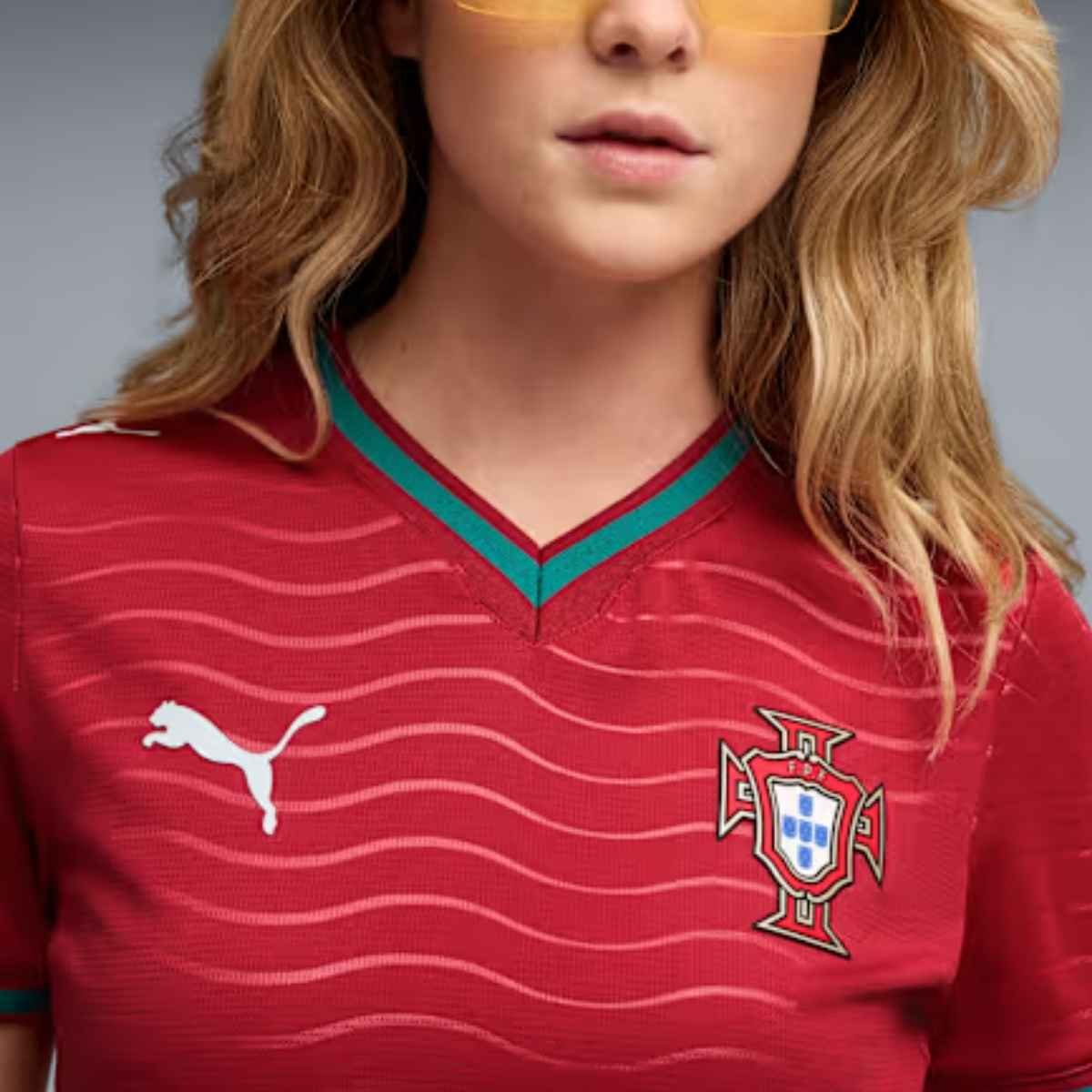 camisa-portugal-vermelha-copa-2026-27-home-i-feminina (2) Camisa de Portugal Vermelha Copa 2026/27 Home I Feminina