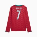 camisa-portugal-vermelha-ronaldo-7-copa-2026-27-home-i-manga-longa