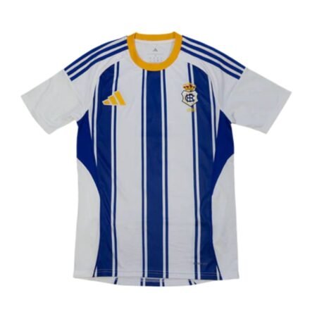 Camisa Recreativo Huelva Branca 2025/26 Home I Masculina