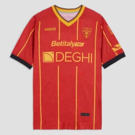 Camisa US Lecce Vermelha 2025/26 Third III Masculina