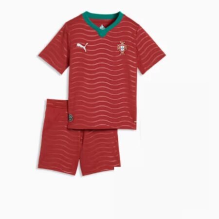 Kit Infantil de Portugal Vermelha Copa 2026/27 Home I Unissex