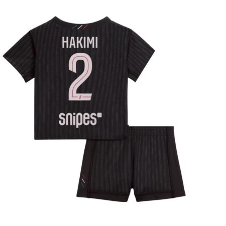 Kit Infantil PSG Azul Escuro Hakimi #2 2025/26 Fourth IV Unissex