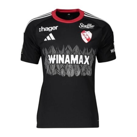 Camisa Strasbourg Preta  2025/26 Third III Masculina