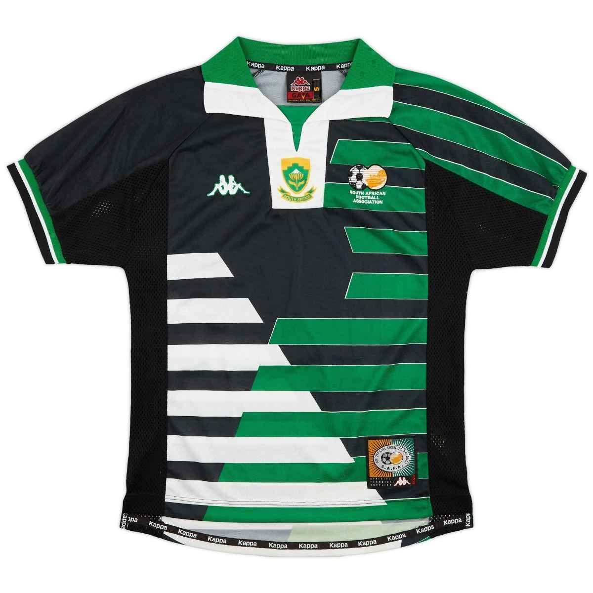 camisa-africa-do-sul-verde-preta-1998-away-masculina Camisa África do Sul Verde/Preta 1998 Away Masculina