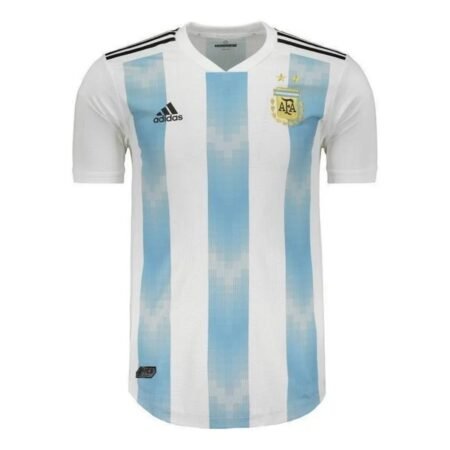 Camisa Argentina Branca/Azul 2018/19 Home I Masculina Jogador