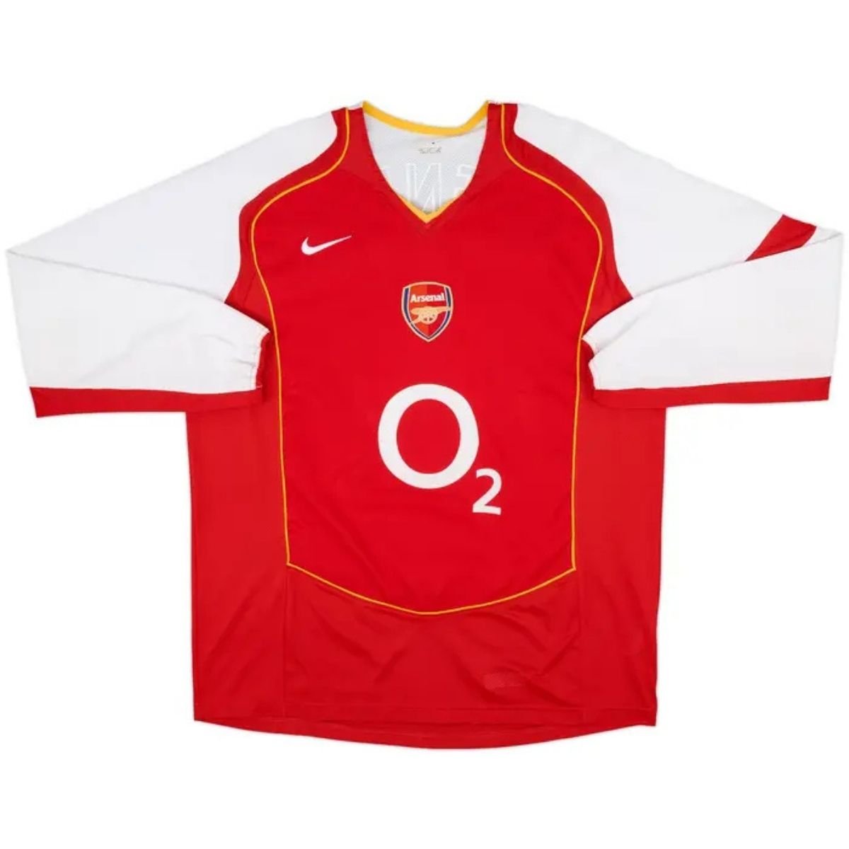 camisa-arsenal-vermelho-2004-05-home-i-manga-longa Camisa Arsenal Vermelho Henry #14 2004/05 Home I Manga Longa