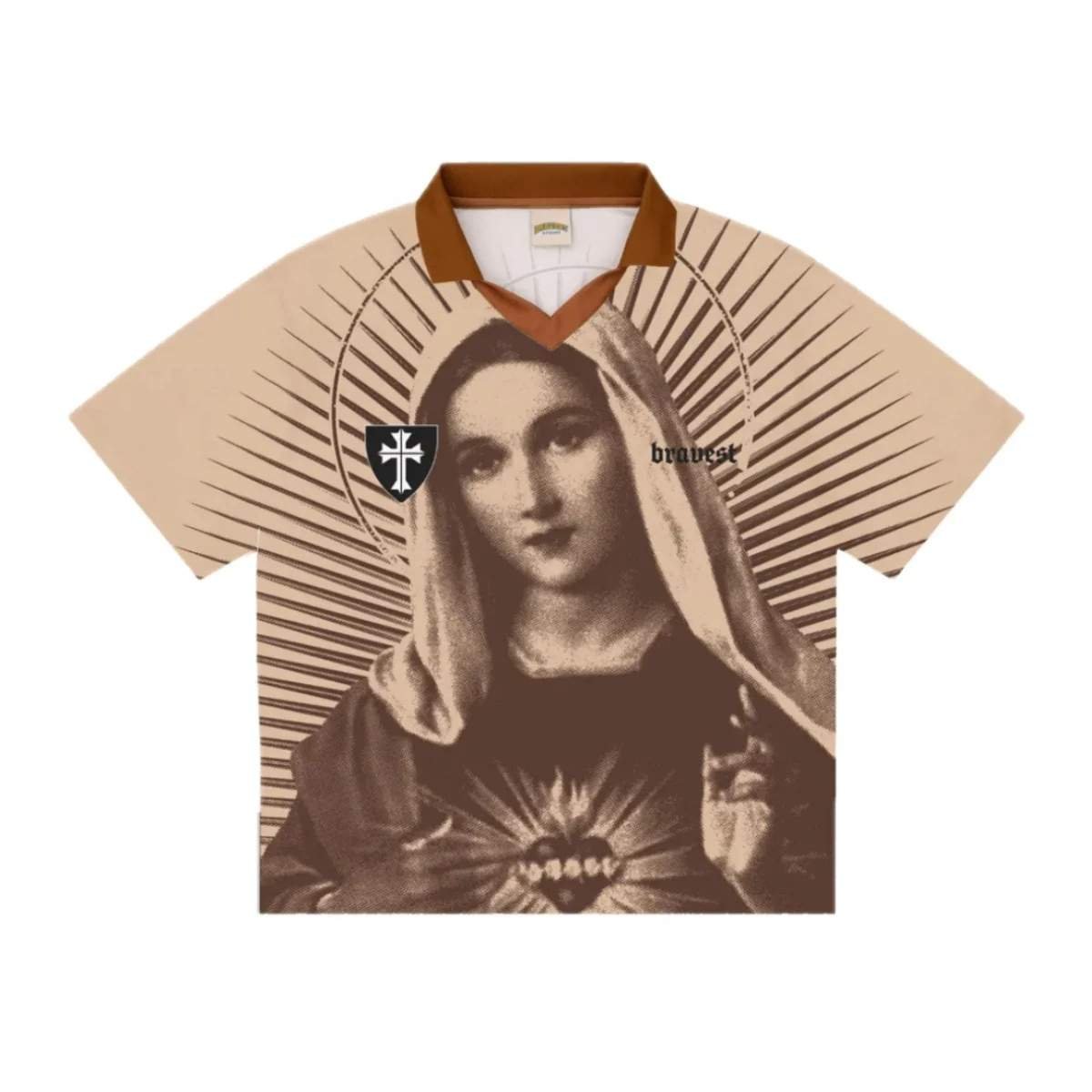 camisa-bravesti-studios-marron-2025-26-maria-masculina Camisa Bravesti Studios Marrom 2025/26 Maria Masculina