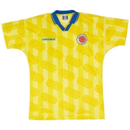 Camisa Colômbia Amarela 1994/95 Home I Masculina