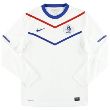 Camisa Holanda Branca 2010/11 Away II Manga Longa