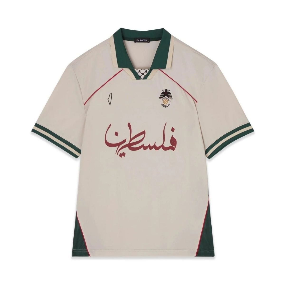 camisa-palestine-creme-polo-2025-26-especial-masculina Camisa Palestina Creme Polo 2025/26 Especial Masculina