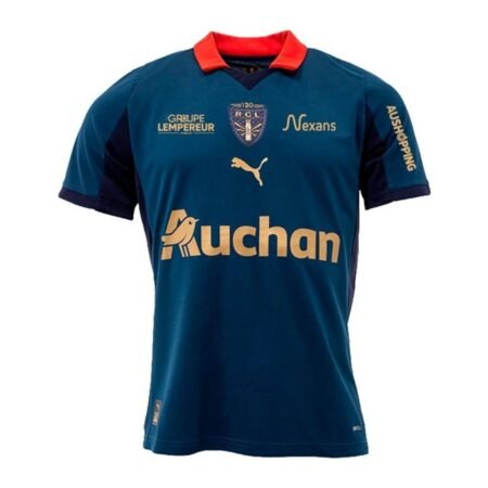 Camisa RC Lens Azul Escuro 2025/26 ST Barbara Masculina