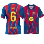 kit-infantil-barcelona-azul-vermelho-gavi-6-2025-26-fourth-iv-unissex