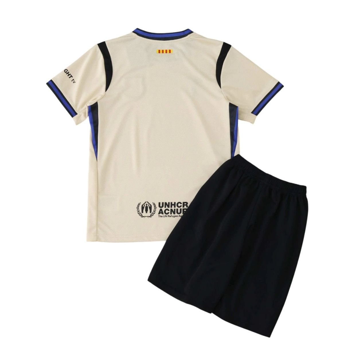 kit-infantil-barcelona-bege-2025-26-away-ii-unissex (1) Kit Infantil Barcelona Bege 2025/26 Away II Unissex