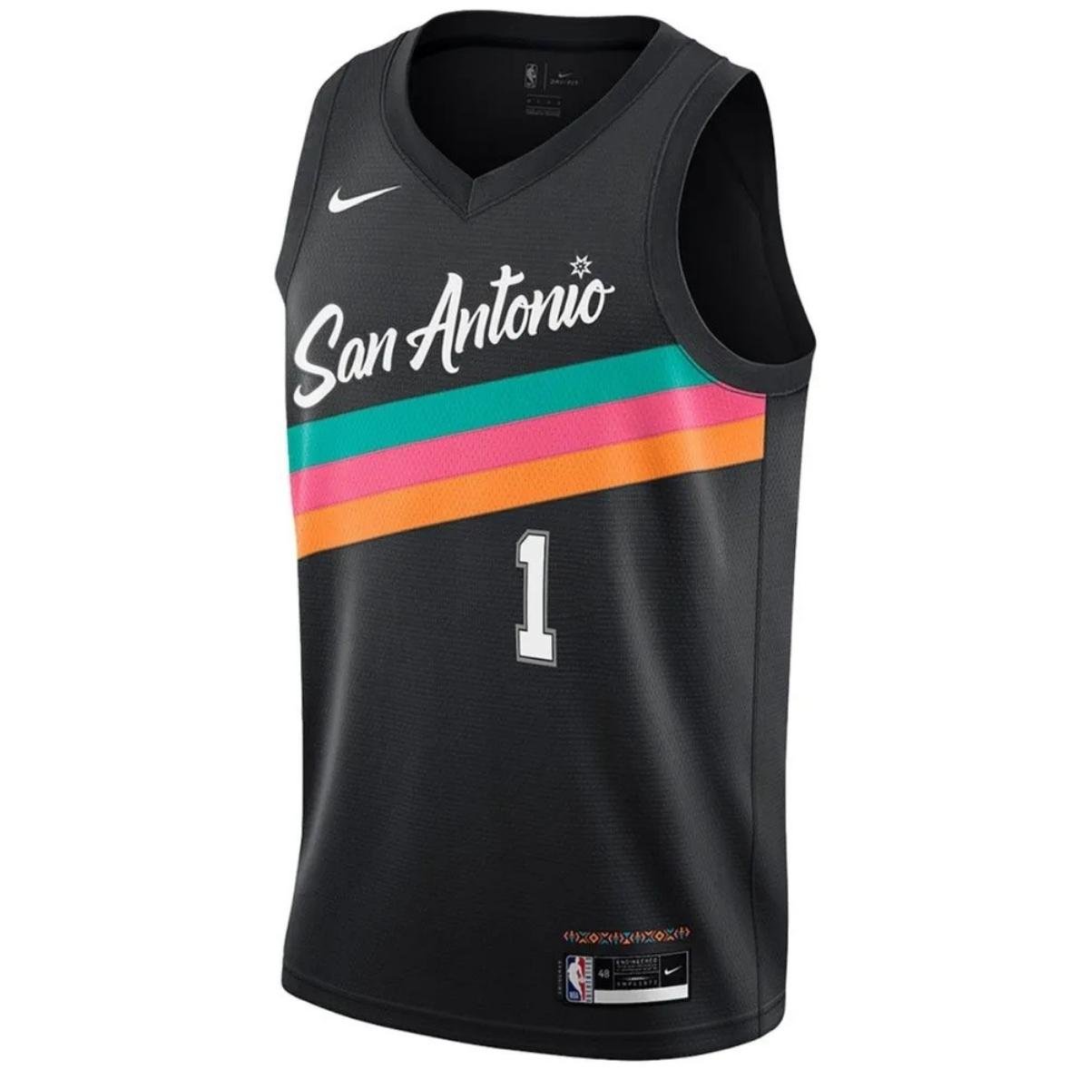 regata-nba-san-antonio-spurs-city-edition-swingman-jersey-25-26-wembanyama-1-preta (1) Regata NBA San Antonio Spurs City Edition Swingman Wembanyama #1 2025/26 Preta
