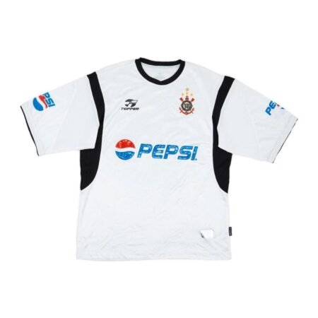 Camisa Corinthians Branca 2002 Titular I Pepsi Masculina
