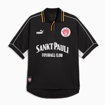 Camisa ST Pauli Retrô Preta 1999/00 Masculina