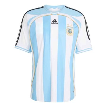 Camisa Argentina Azul/Branco Retrô 2006 Home Masculina