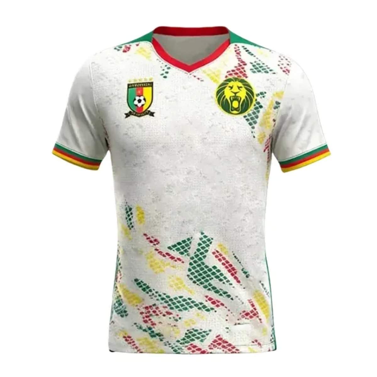 camisa-camaroes-2025-26-away-ii-branca-masculina Camisa Camarões Branca 2025/26 Away II Masculina