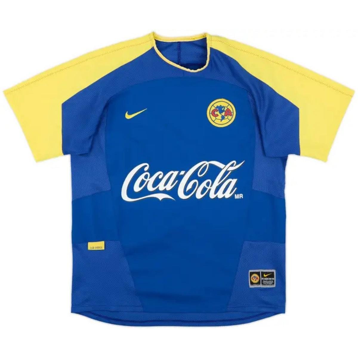 camisa-club-america-azul-2003-04-away-ii-coca-cola-masculina Camisa Club América Azul 2003/04 Away II Coca Cola Masculina