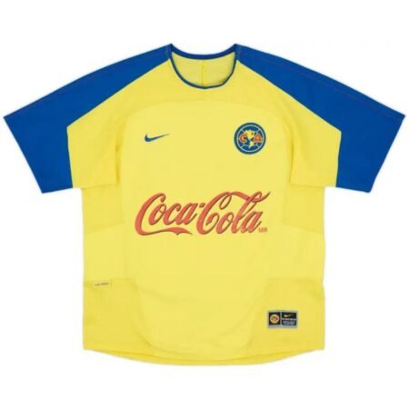 Camisa Club América Amarelo 2003/04 Home I Coca Cola Masculina