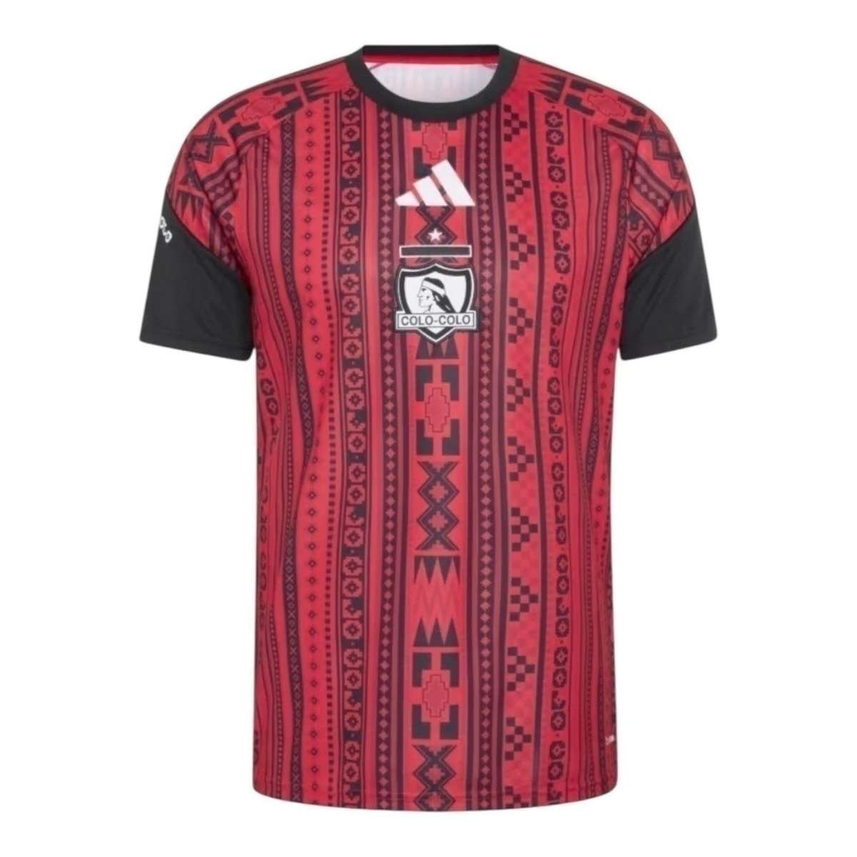 camisa-colo-colo-vermelha-2026-27-pre-joogo-masculina Camisa Colo Colo Vermelha 2026/27 Pré-Jogo Masculina