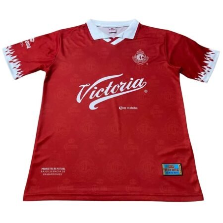 Camisa Deportivo Toluca Vermelho 1997/98 Home I Masculina