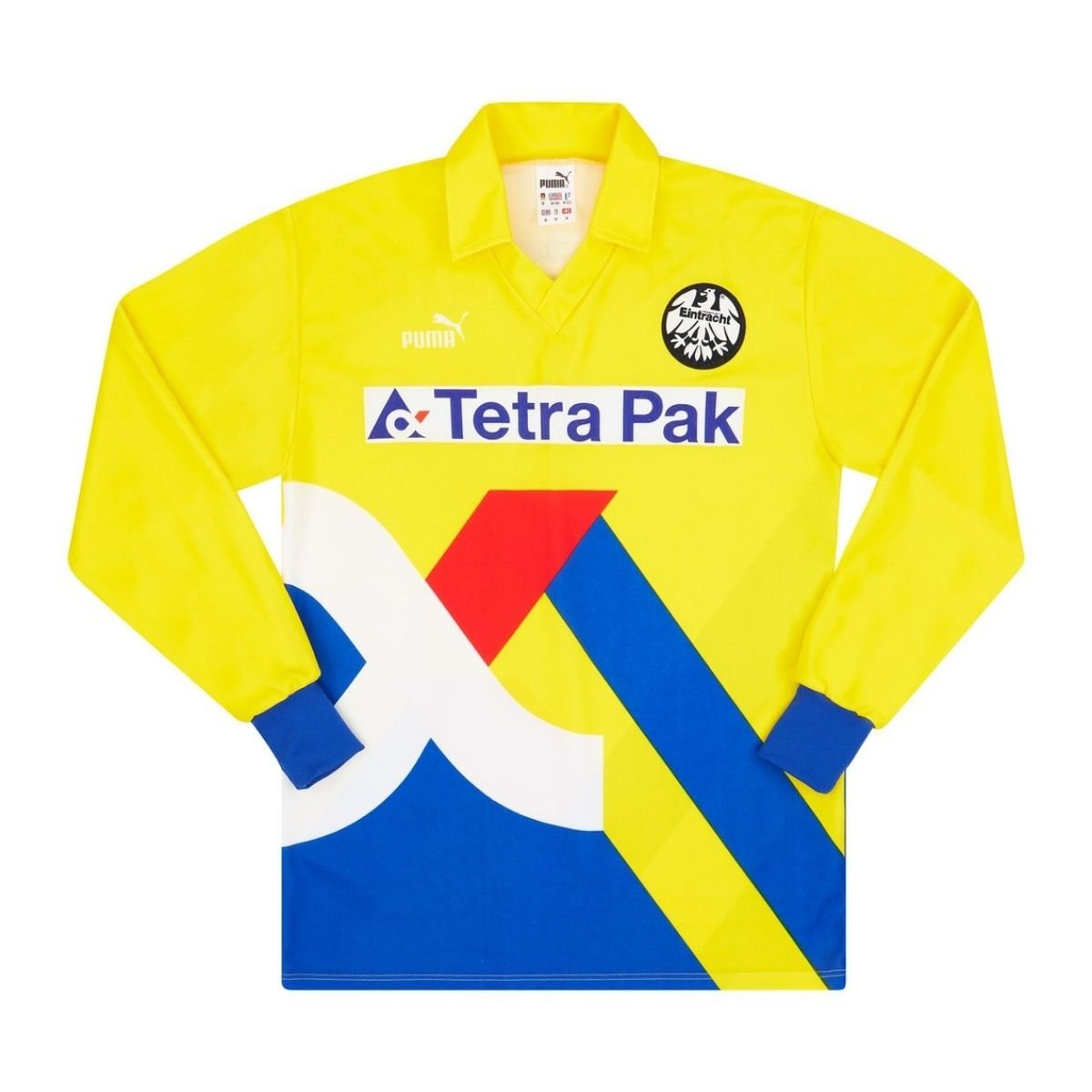 camisa-eintracht-frankfurt-amarela-1993-94-away-ii-manga-longa-tetra-park-masculina Camisa Frankfurt Amarela 1993/94 Away II Manga Longa Tetra Park