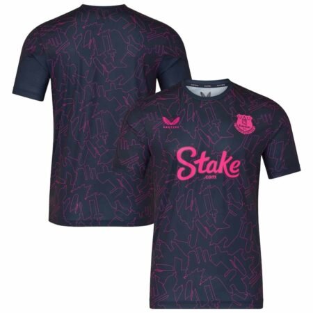 Camisa Everton FC Roxo 2025/26 Pre-jogo Masculina