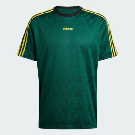 Camisa Adidas Originals Jacquard Verde 3 Stripes Masculina