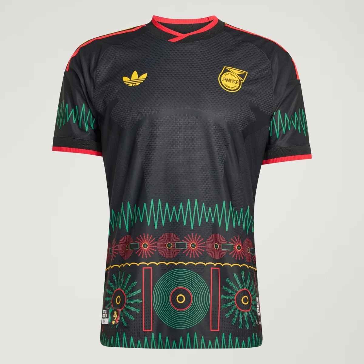 camisa-jamaica-26-x-bob-marley-preta-2026-27-away-ii-masculina Camisa Jamaica X Bob Marley Preta 2026/27 Away II Masculina