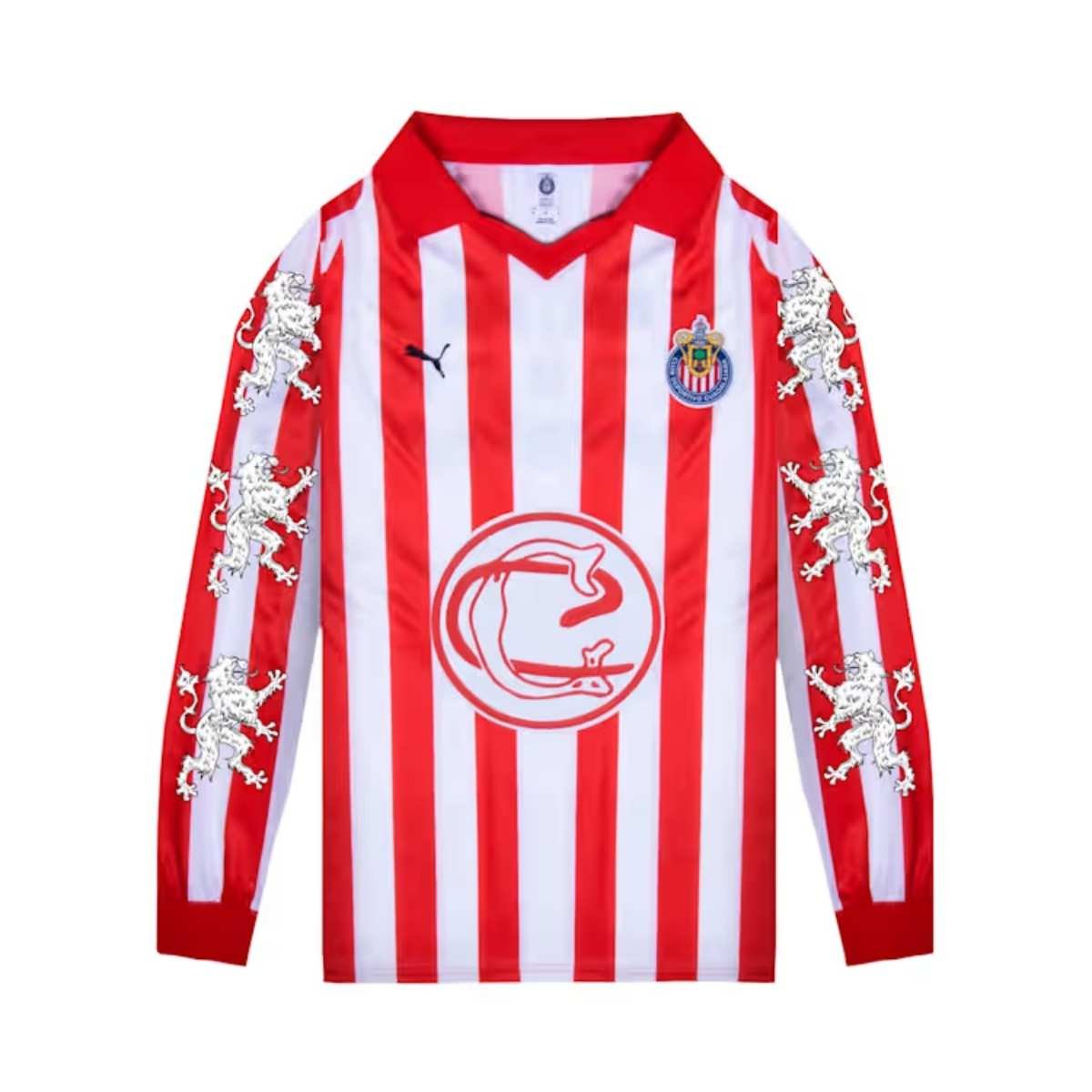 camisa-lym-x-chivas-guadalajara-manga-longa-vermelha-masculina Camisa Chivas de Guadalajara X LYM Vermelha Manga Longa