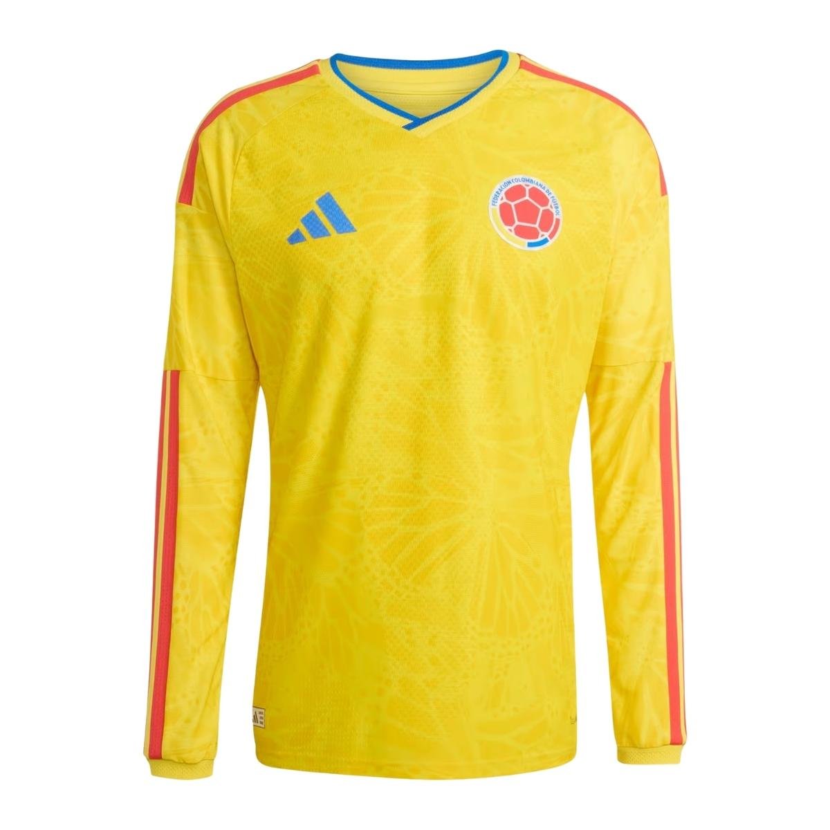 camisa-manga-longa-colombia-2026-27-home-i-amarela-masculina Camisa Colômbia Amarela Copa 2026/27 Home I Manga Longa