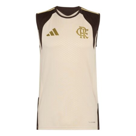 Camisa Regata Flamengo Bege 2026/27 Comissão Técnica Masculina