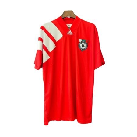 Camisa Seleção da Bulgária Vermelha 1992/93 Away II Masculina