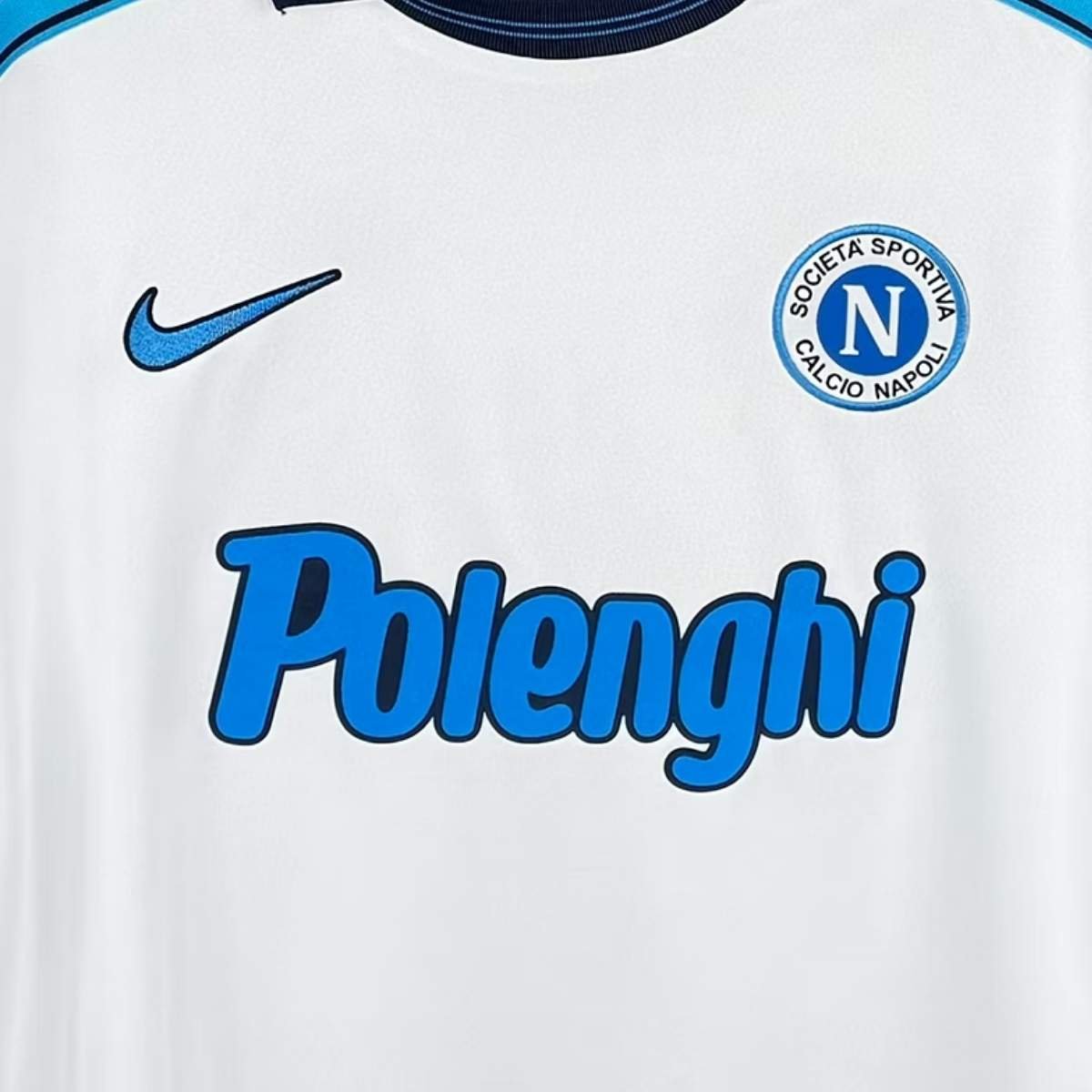 camisa-ssc-napoli-branca-1998-99-away-ii-manga-longa (1) Camisa SSC Napoli Branca 1998/99 Away II Polenghi Manga Longa