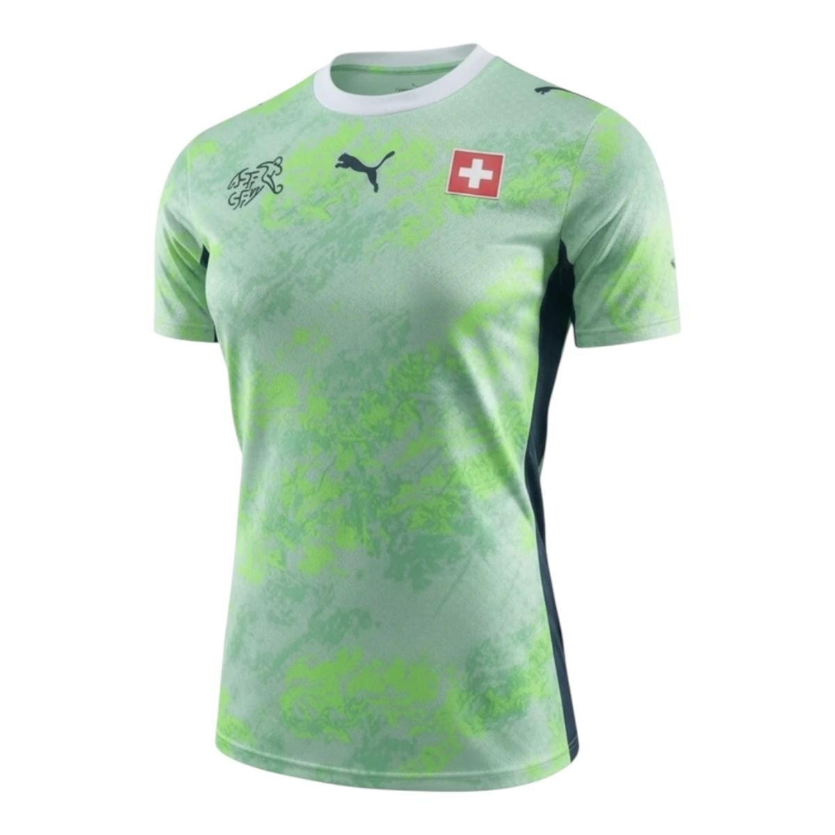 camisa-suiça-copa-do mundo-2026-27-away-ii-masculina (1) Camisa Suiça Verde Copa 2026/27 Away II Masculina