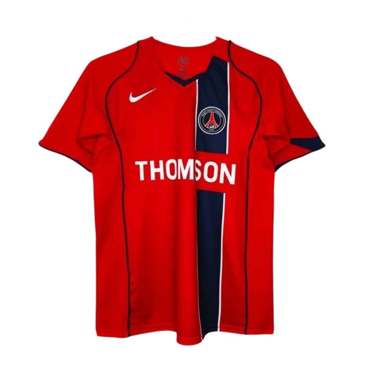 camisa-Paris-Saint-Germain-2004-05-third-iii-masculina (2) Camisa PSG Vermelha 2004/05 Third III Masculina