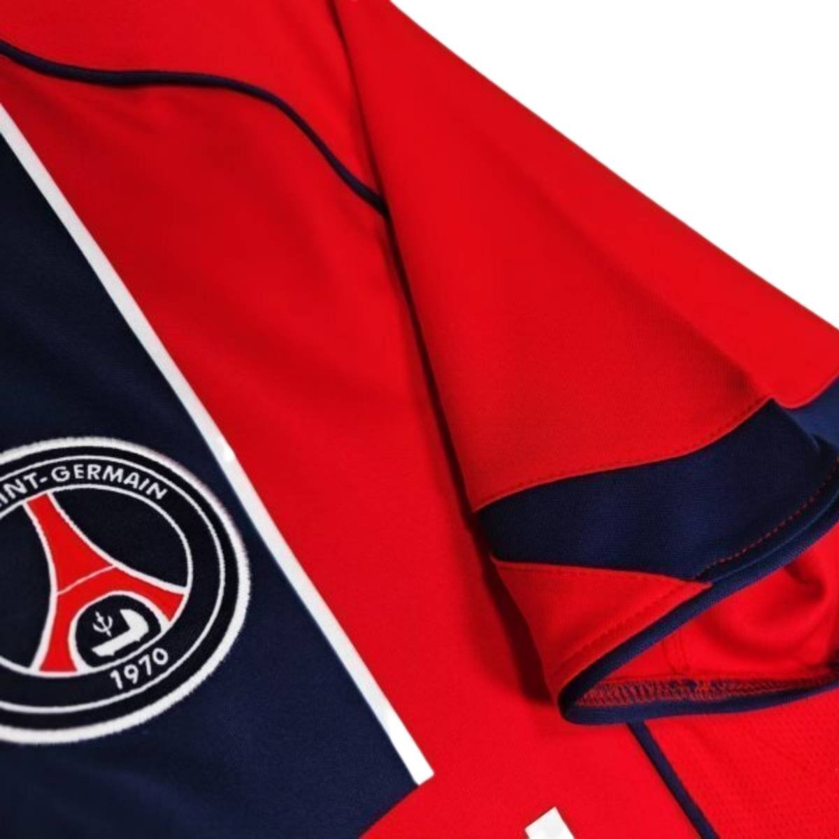 camisa-Paris-Saint-Germain-2004-05-third-iii-masculina (3) Camisa PSG Vermelha 2004/05 Third III Masculina