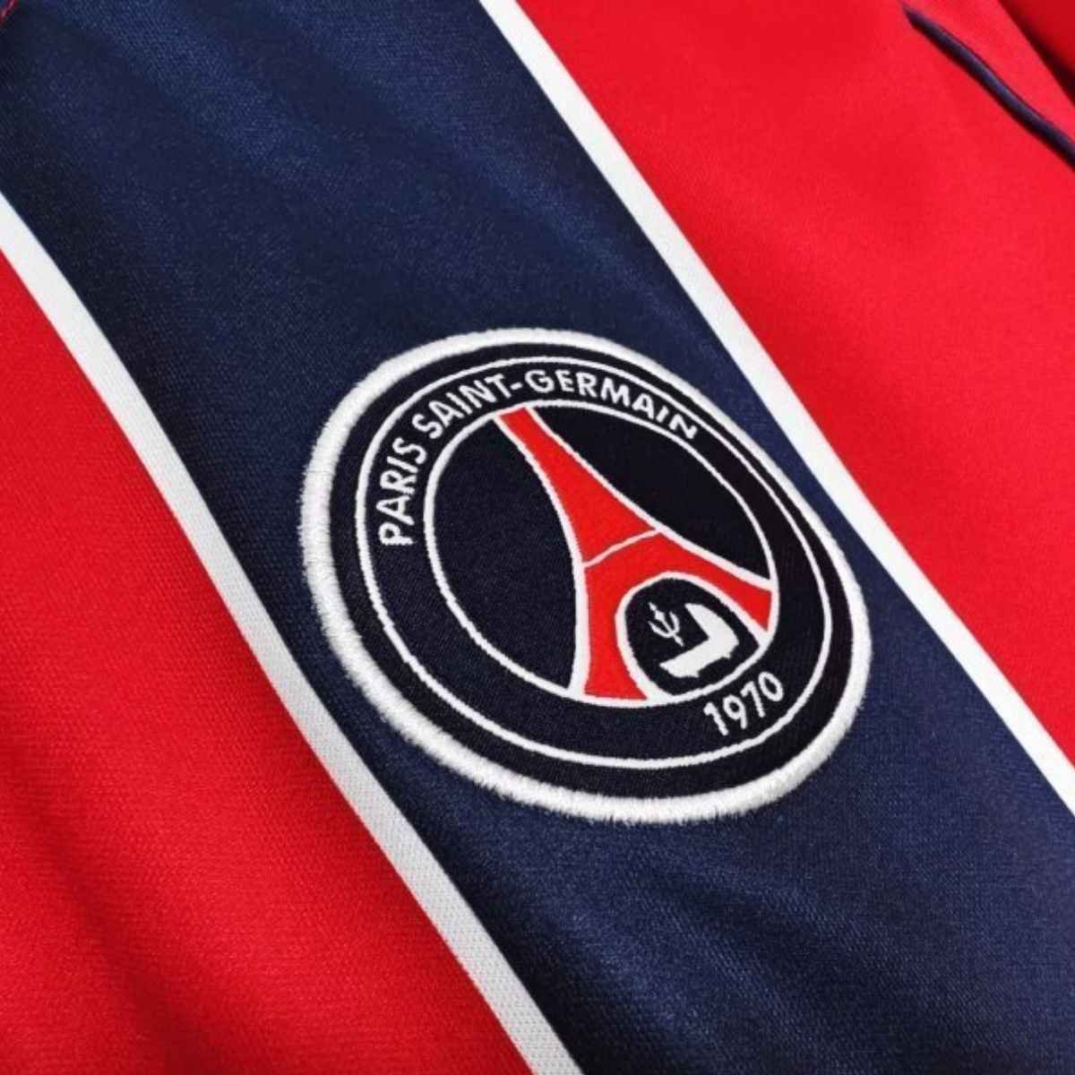 camisa-Paris-Saint-Germain-2004-05-third-iii-masculina (4) Camisa PSG Vermelha 2004/05 Third III Masculina