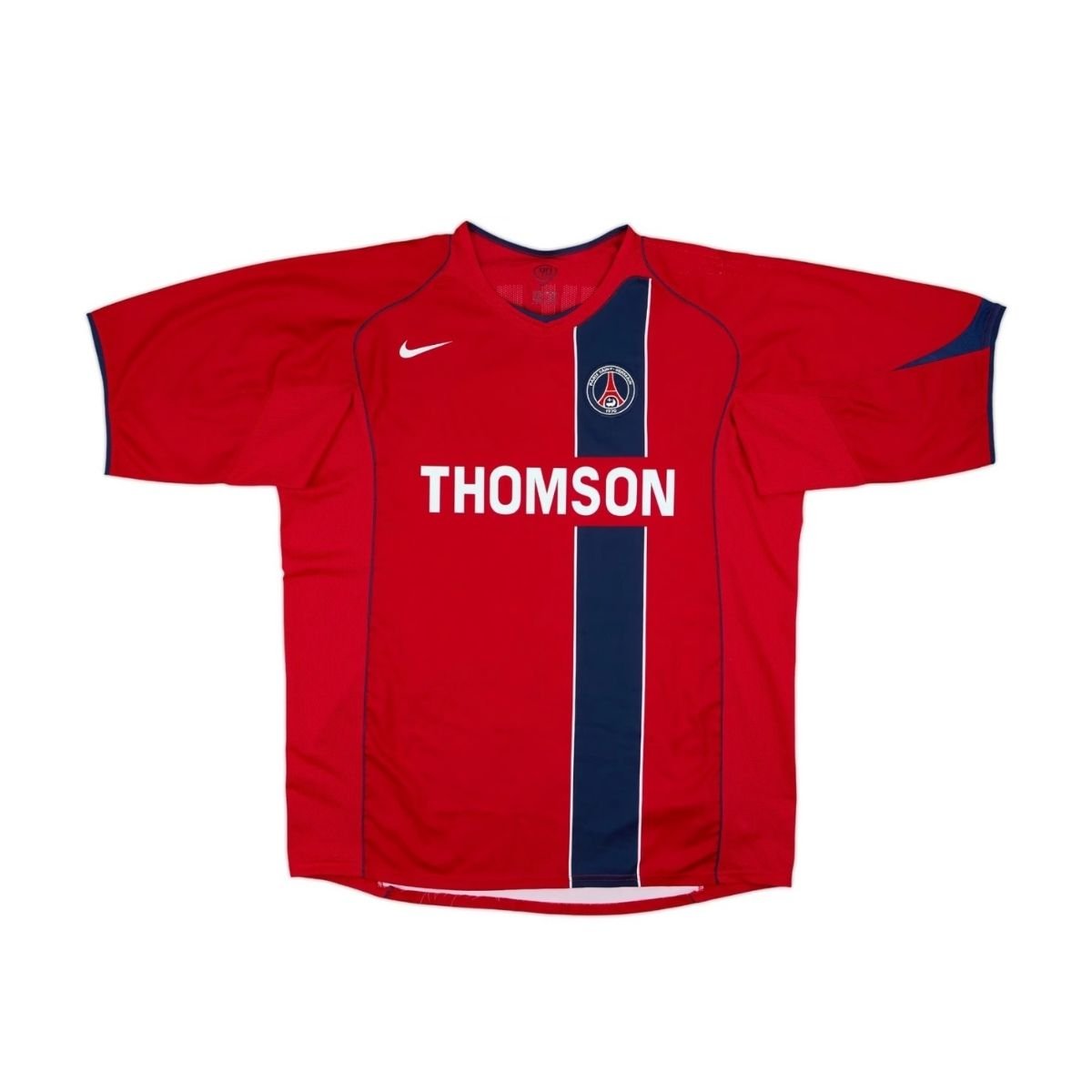 camisa-Paris-Saint-Germain-2004-05-third-iii-masculina (5) Camisa PSG Vermelha 2004/05 Third III Masculina