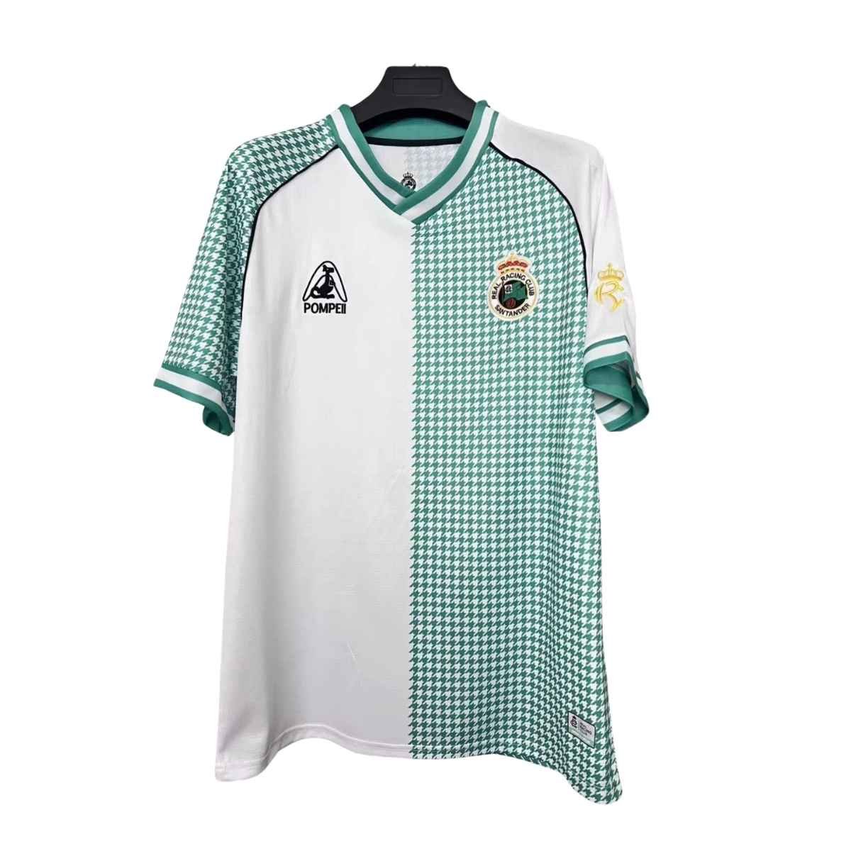 camisa-Racing-de-Santander-2025-26-titular-i-masculina (1) Camisa Racing de Santander Branca 2025/26 113 Anos Masculina