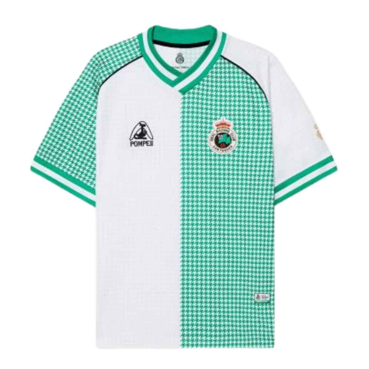 camisa-Racing-de-Santander-2025-26-titular-i-masculina Camisa Racing de Santander Branca 2025/26 113 Anos Masculina