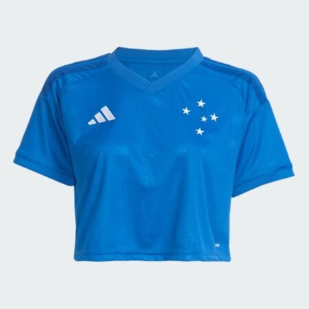 Camisa Cropped Cruzeiro Azul 2026/27 Titular Feminina