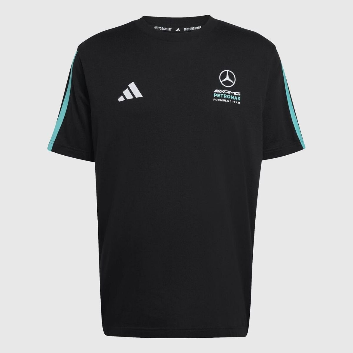 camisa-dna-mercedes-amg-petronas-f1-team-2025-26-masculina Camisa Mercerdes AMG Petronas F1 DNA Preta 2026/27 Team Masculina