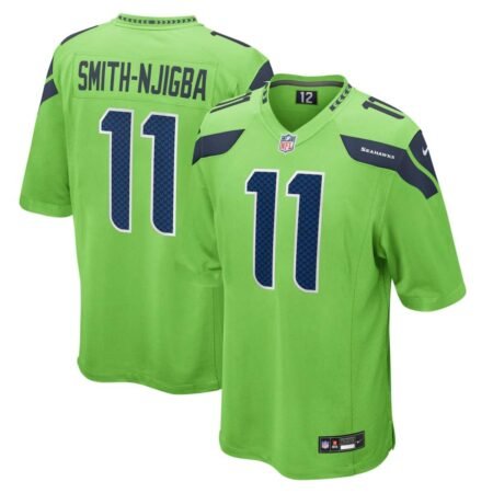 Camisa NFL Jaxon Smith NJIGBA Seattle Seanhawks Verde Super Bowl 11 Masculina