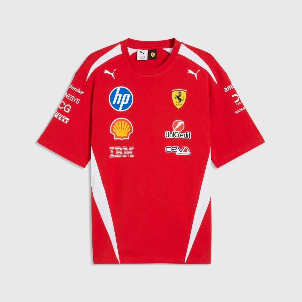 camisa-scuderia-ferrari-driver-vermellha-2026-27-t-shirt-masculina Camisa Scuderia Ferrari F1 Driver Vermelha 2026/27 T-Shirt Masculina
