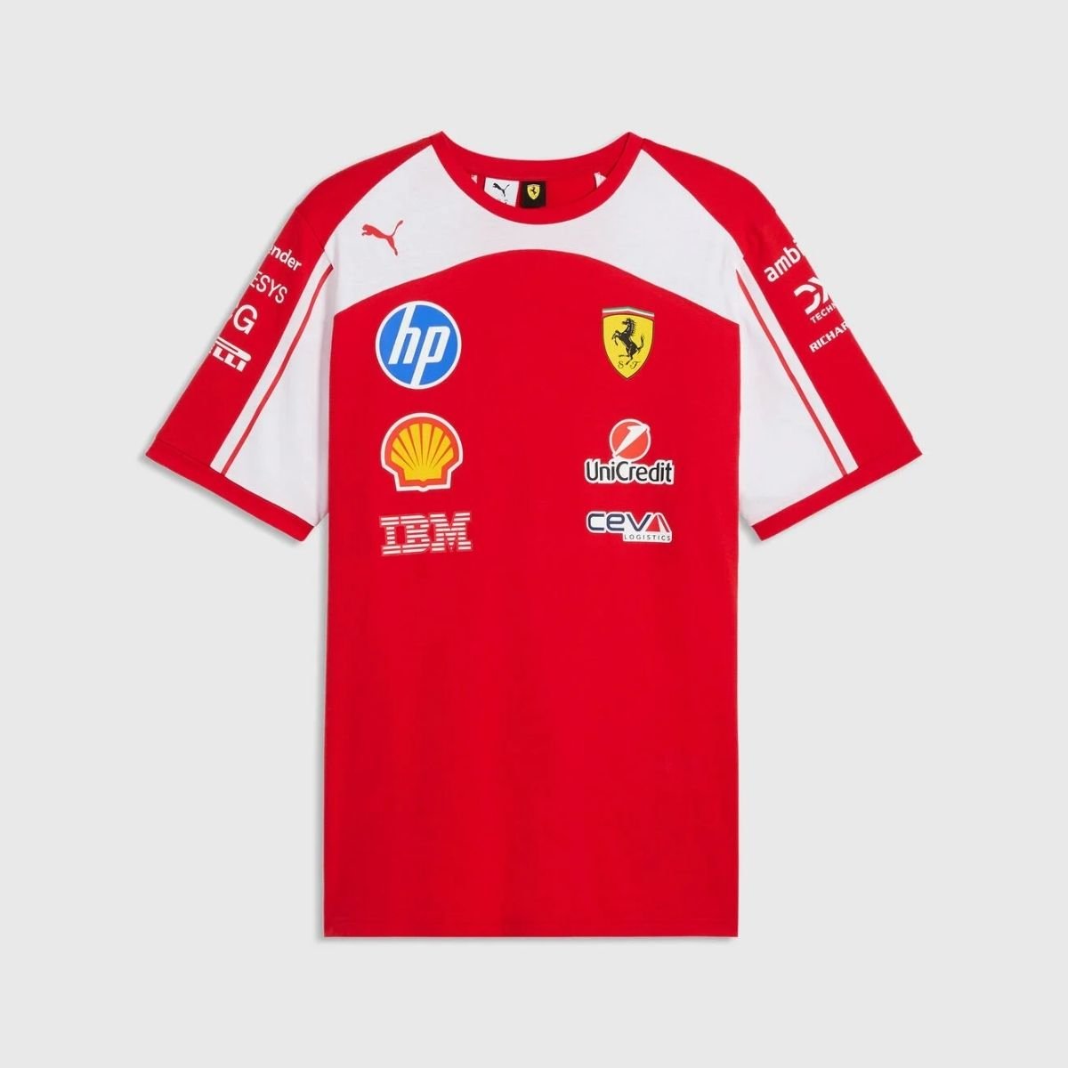 camisa-scuderia-ferrari-team-vermellha-2026-27-t-shirt-masculina Camisa Scuderia Ferrari F1 Team Vermelha 2026/27 T-Shirt Masculina